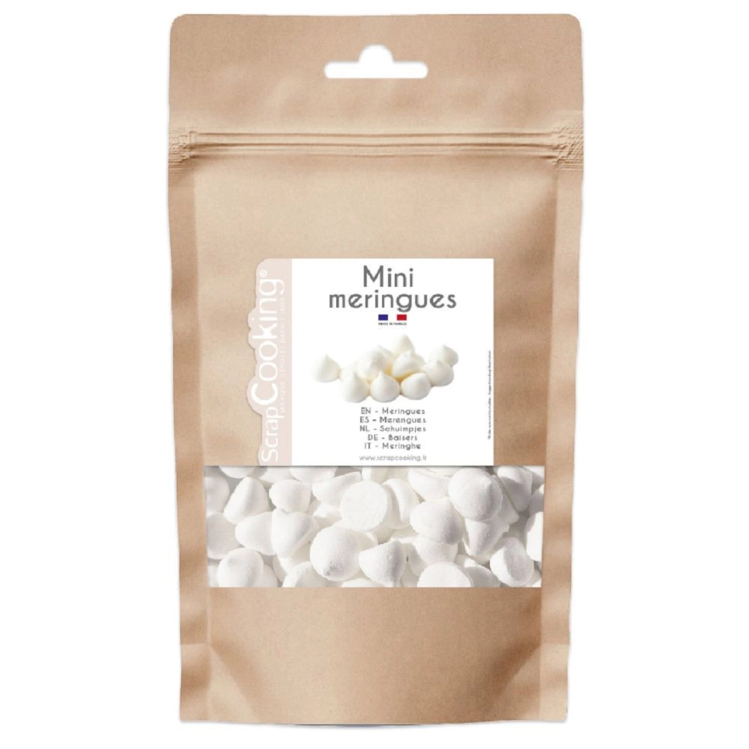 Mini meringues blanc 35g