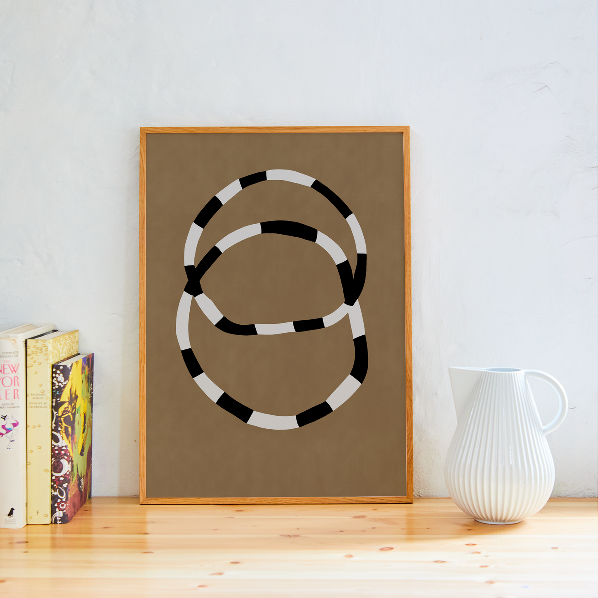 Bracelets  in Braun / Schwarz / Weiss präsentiert im Onlineshop von KAQTU Design AG. Bild ist von Paper Collective