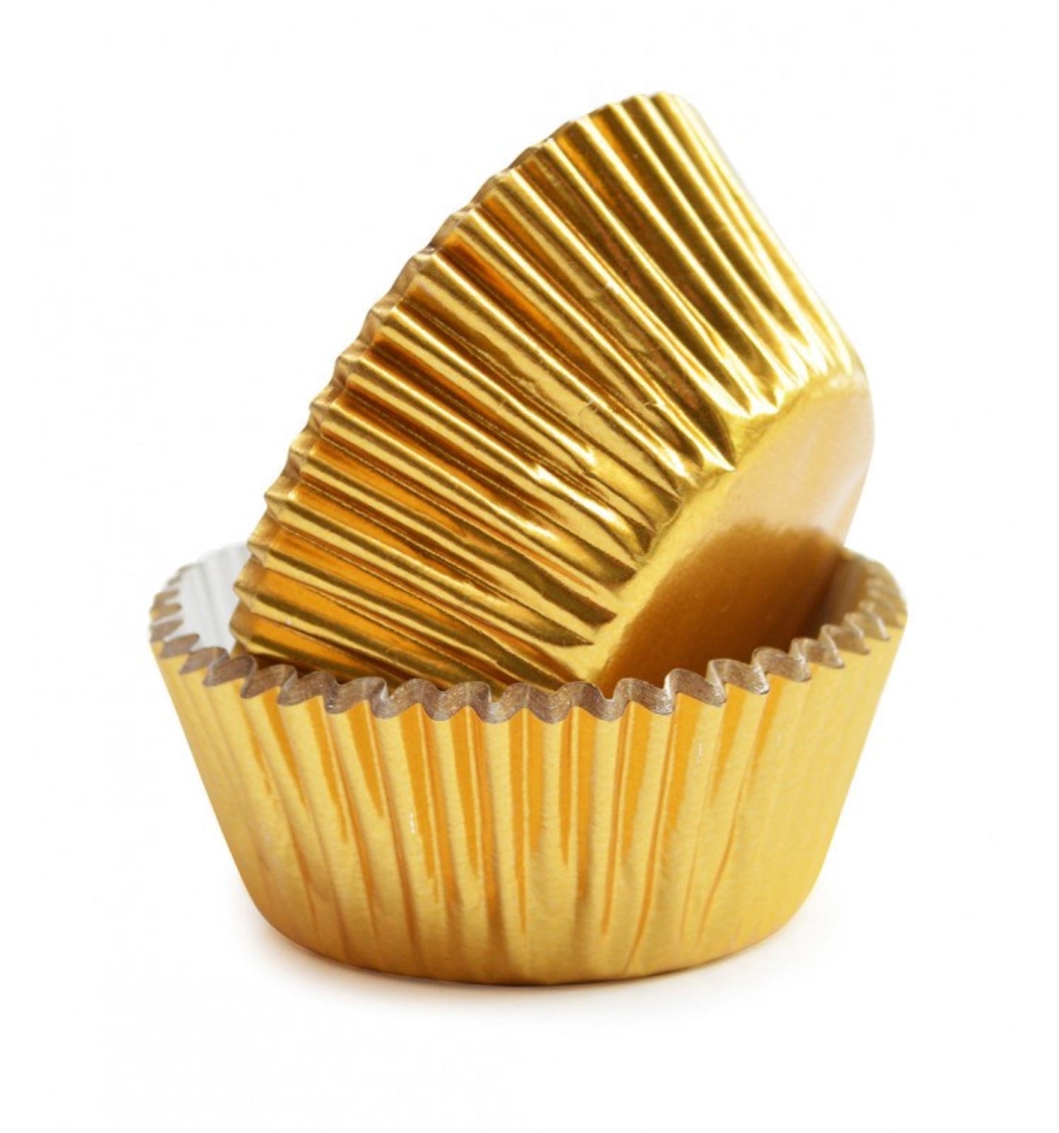 48 Stk. Cupcake Formen gold - KAQTU Design