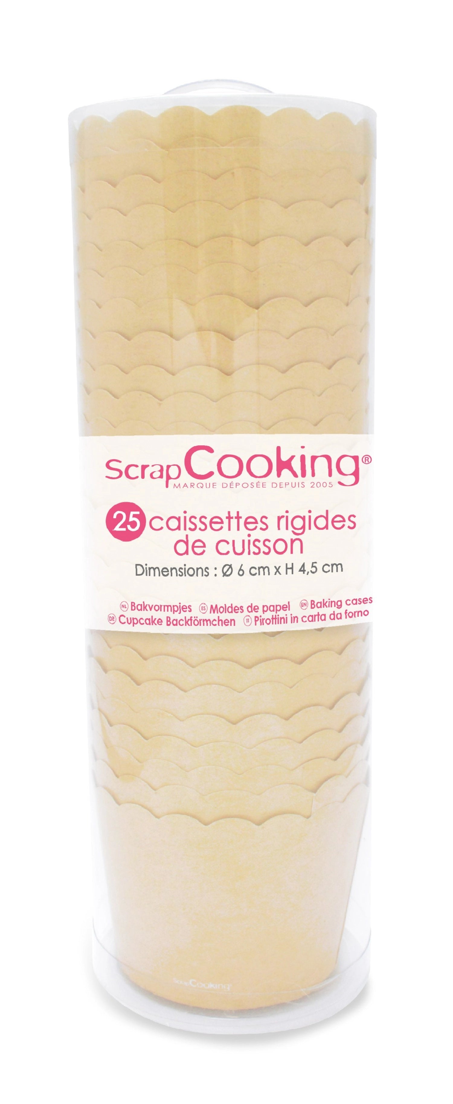 25er Set Cupcake Förmchen von Scrap Cooking: Hitzebeständig, formstabil, ideal für Cupcakes und Muffins. Perfekt für jede Feier!