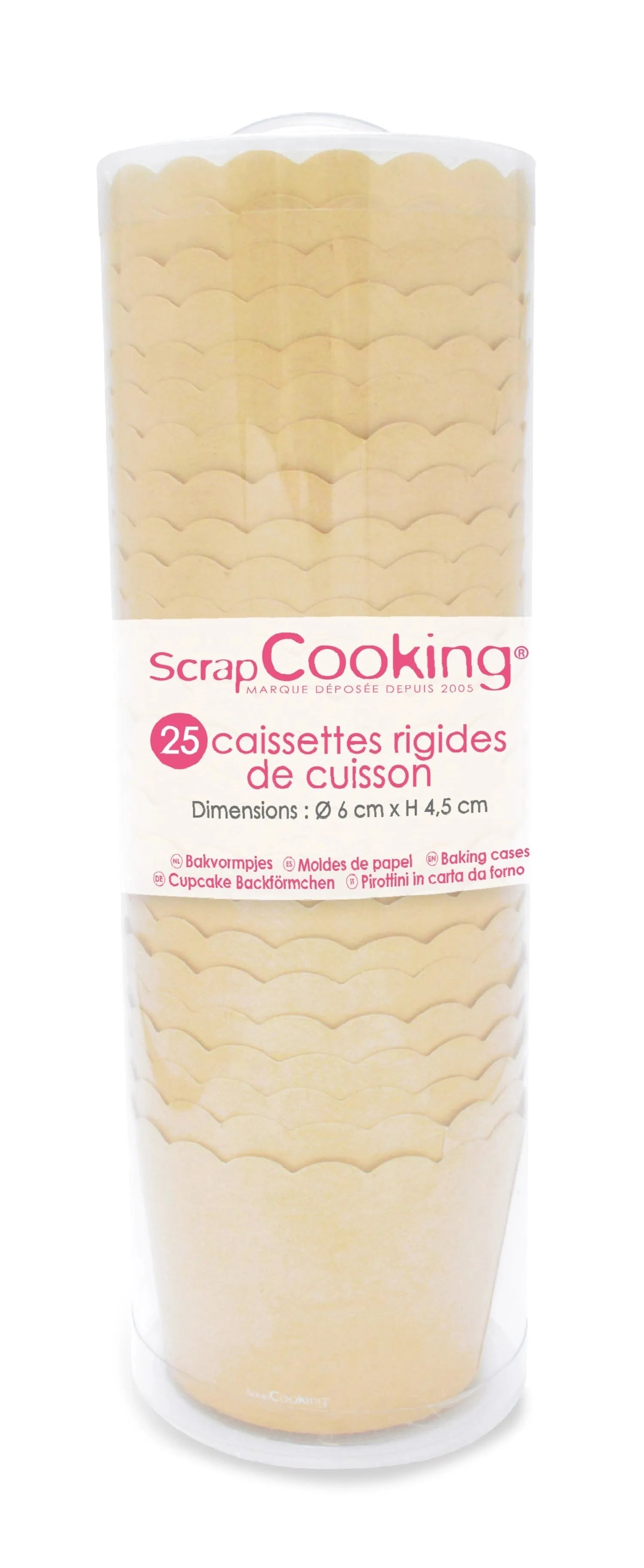25er Set Cupcake Förmchen von Scrap Cooking: Hitzebeständig, formstabil, ideal für Cupcakes und Muffins. Perfekt für jede Feier!