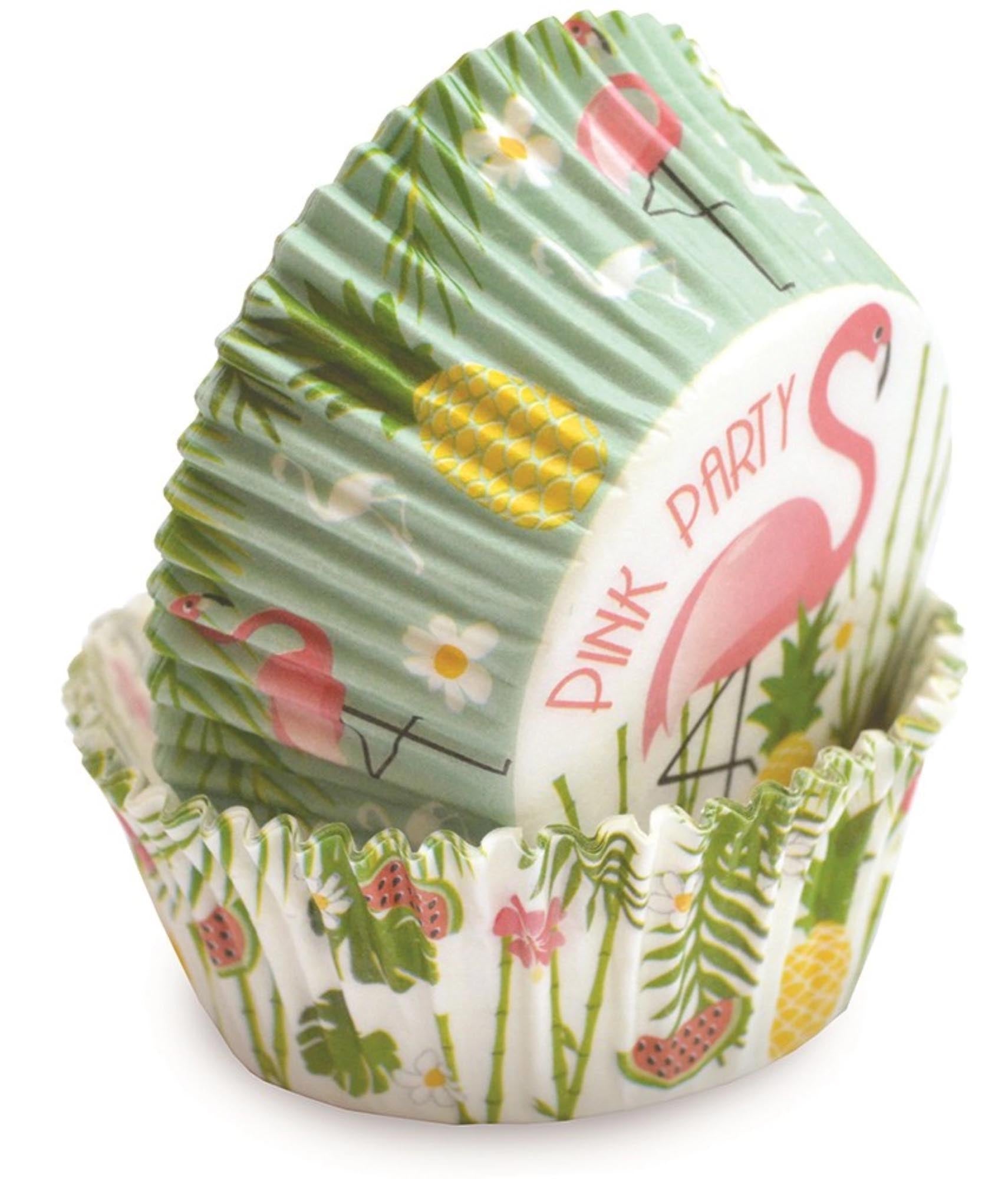 Bunte Cupcake Papierförmchen (36 Stk.) von Scrap Cooking, ideal für Sommerpartys. 5cm Durchmesser, 3cm Höhe, antihaftbeschichtet.