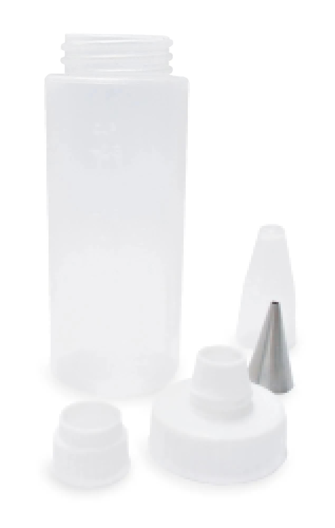 2er Set Quetschflaschen von Scrap Cooking: Flexibel, spülmaschinenfest, ideal für Zuckerguss und kreative Dekorationen.