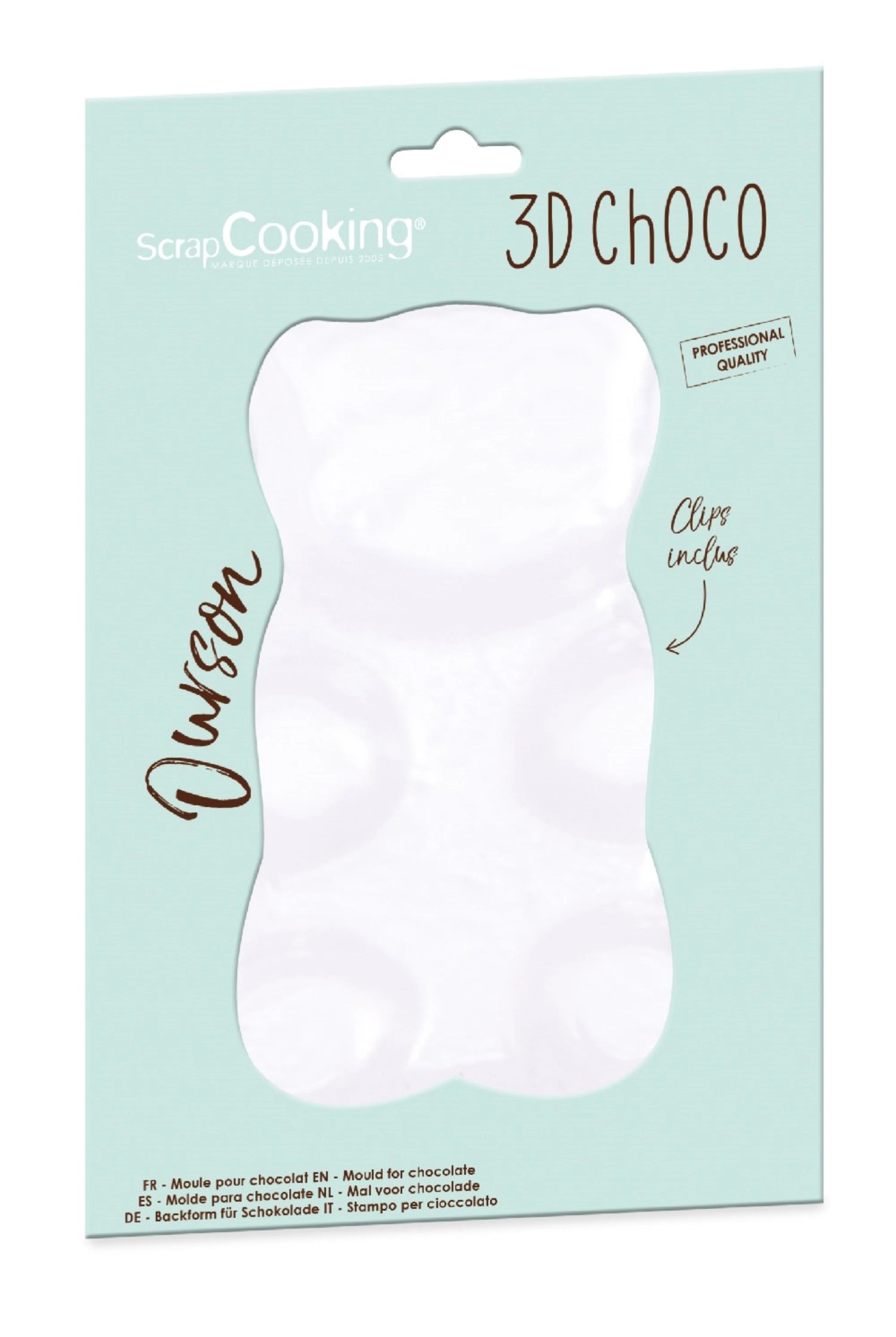 3D Schokoladenform, Bärchen