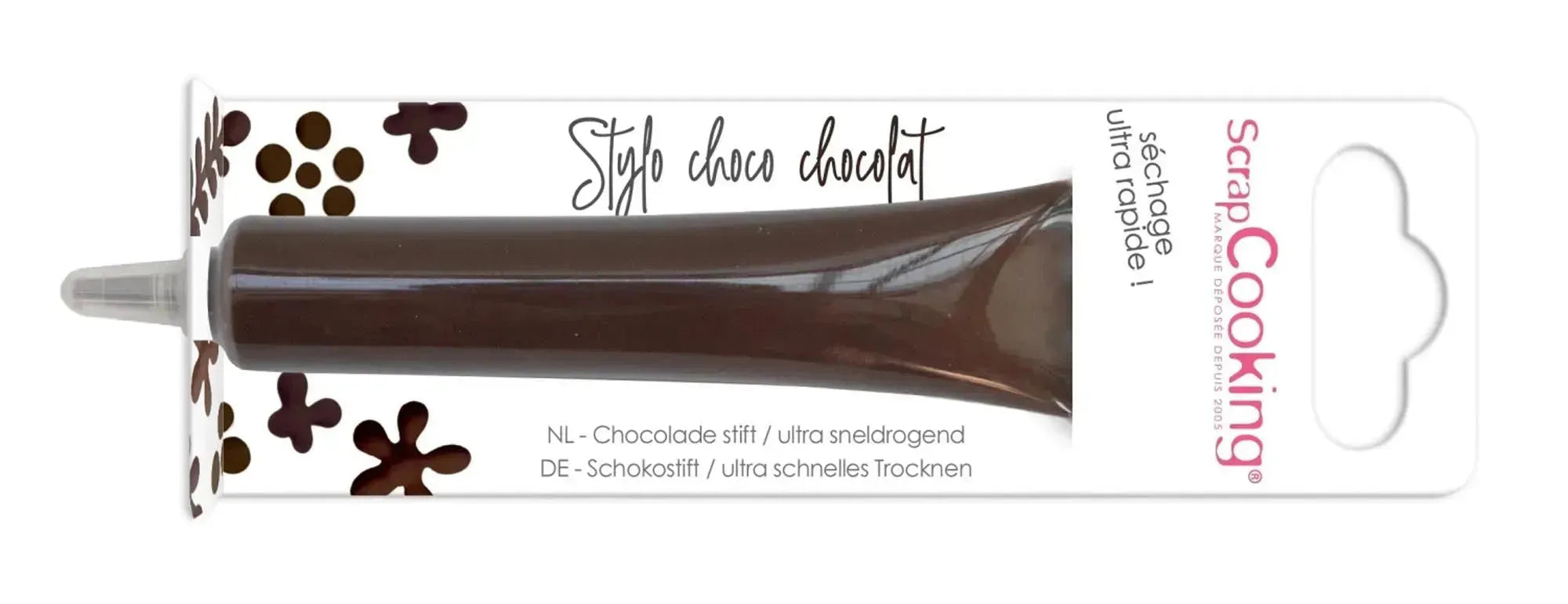 Einzigartiger Schokoladenstift von Scrap Cooking: 25g, intensiver Geschmack, ideal für kreative Dekorationen von Torten und Cupcakes.