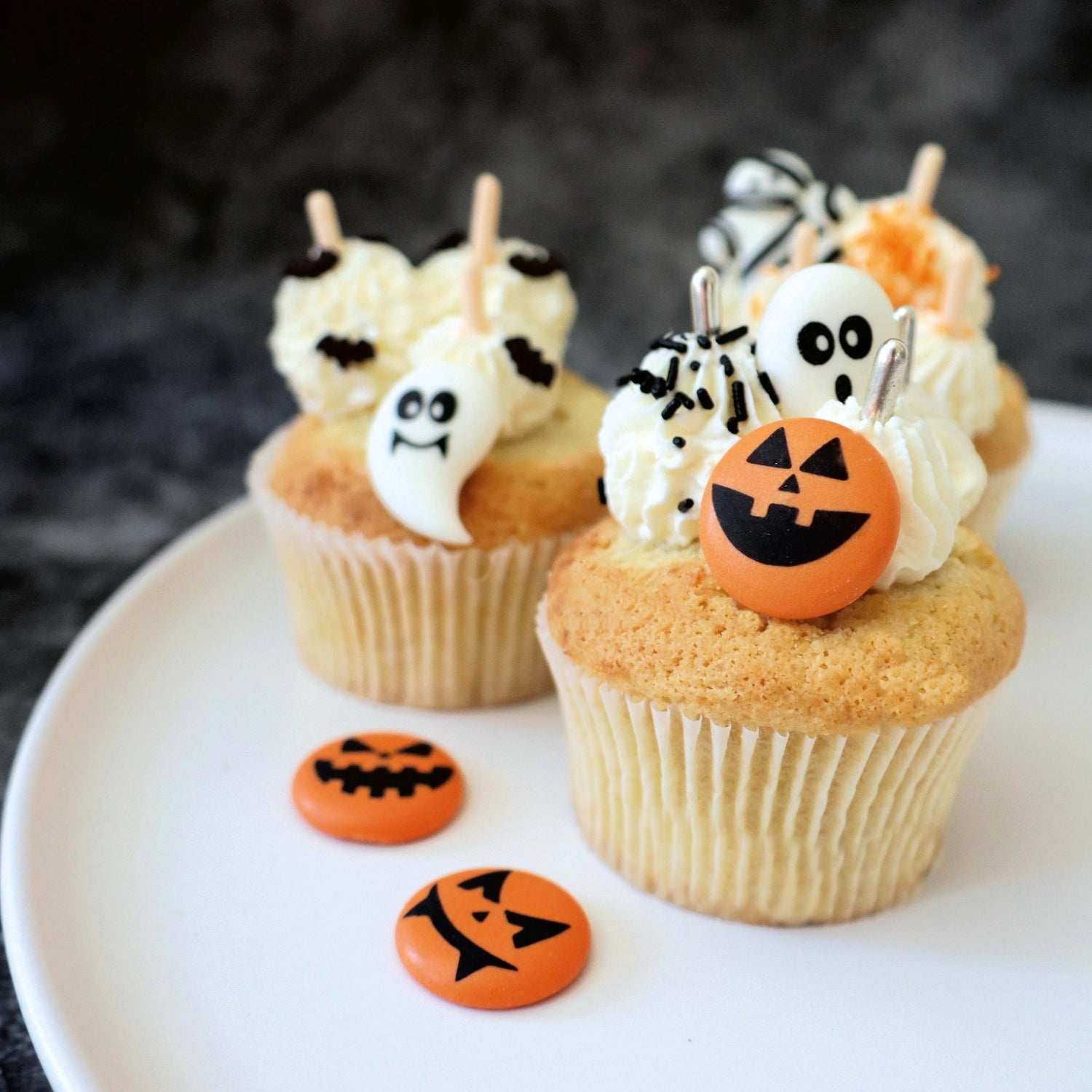 9 pieces. Sugar decoration Halloween