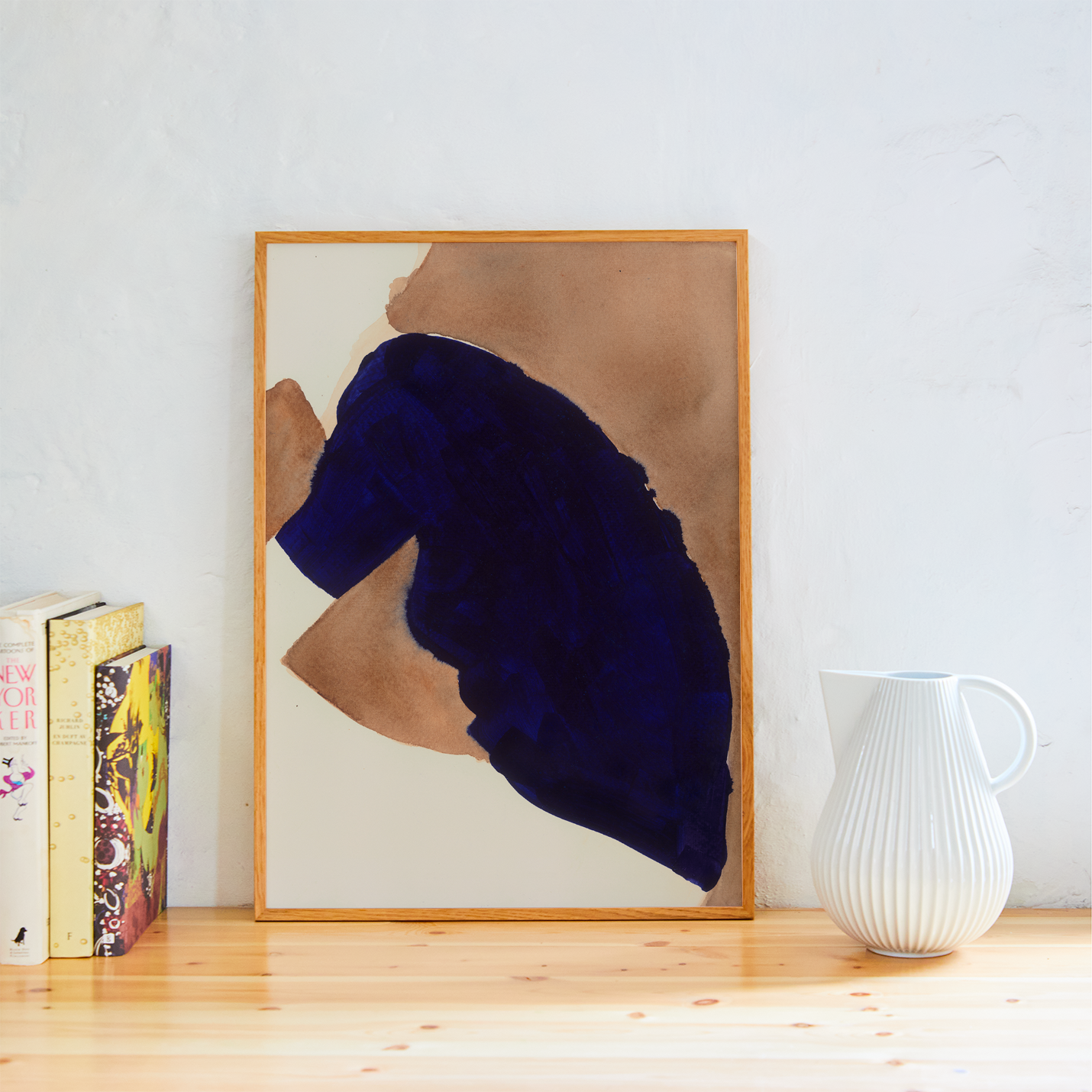 Blue Knit  in Weiss / Braun / Blau präsentiert im Onlineshop von KAQTU Design AG. Bild ist von Paper Collective