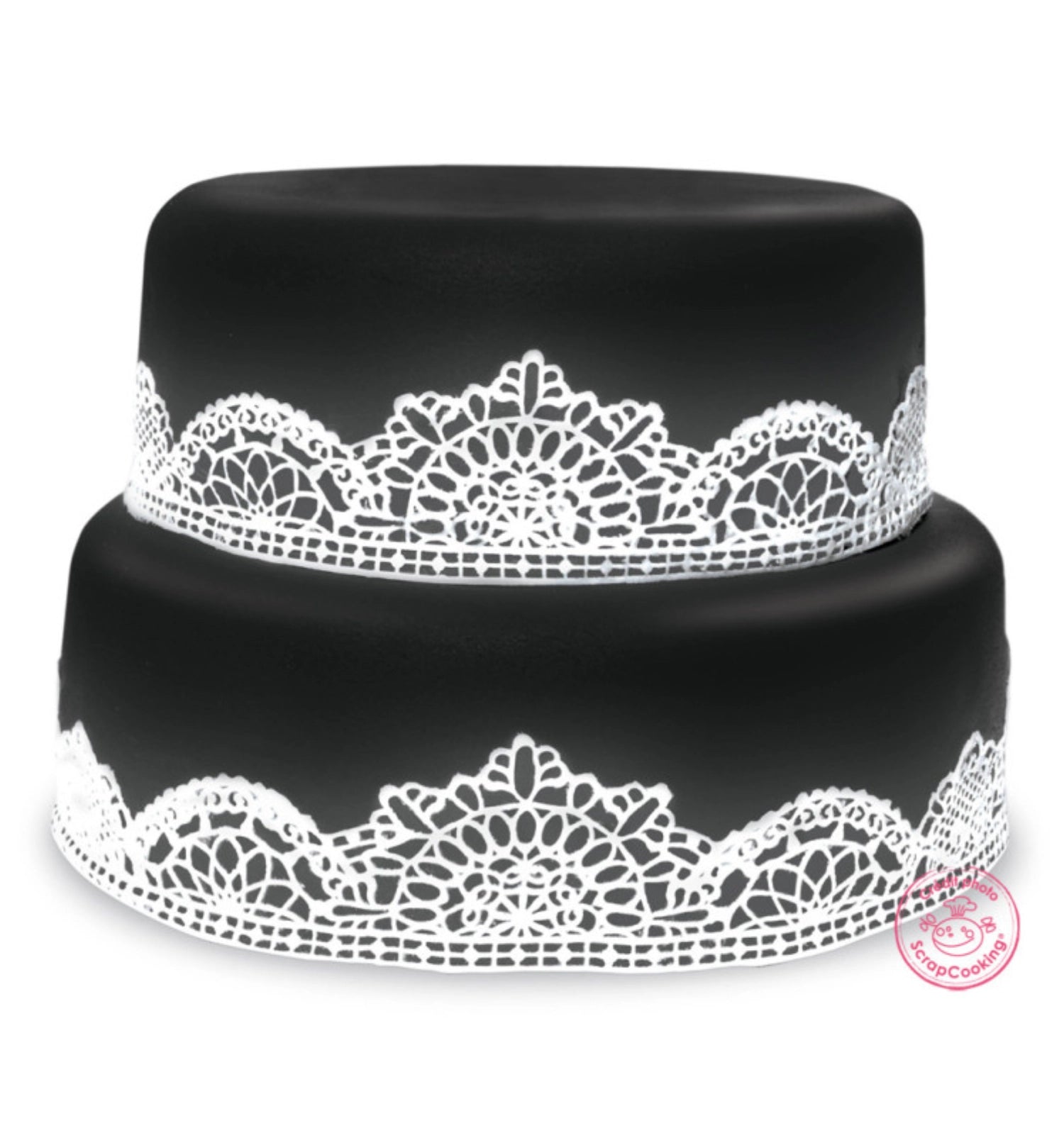 Zuckerfondant in Schwarz, 36 cm, 430 g: Verleihen Sie Ihren Torten einen modernen Look! Geschmeidig, vielseitig und geschmacklich ein Genuss.