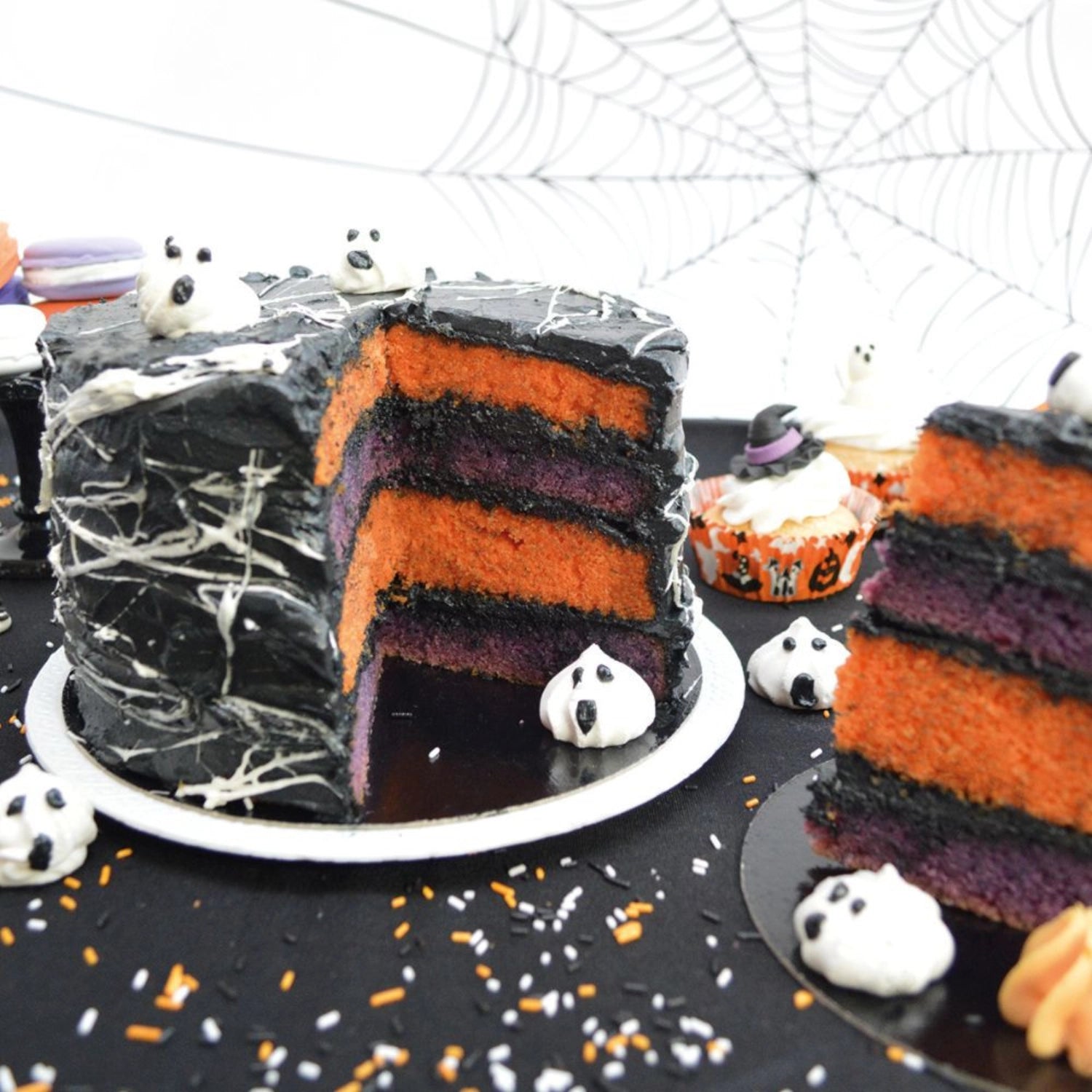 Sugar fondant rolled out black D36cm 430g