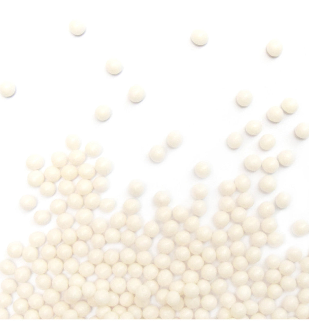 Deko Zucker Perlen weiss 55g in Weiss präsentiert im Onlineshop von KAQTU Design AG. Zutaten ist von Scrap Cooking
