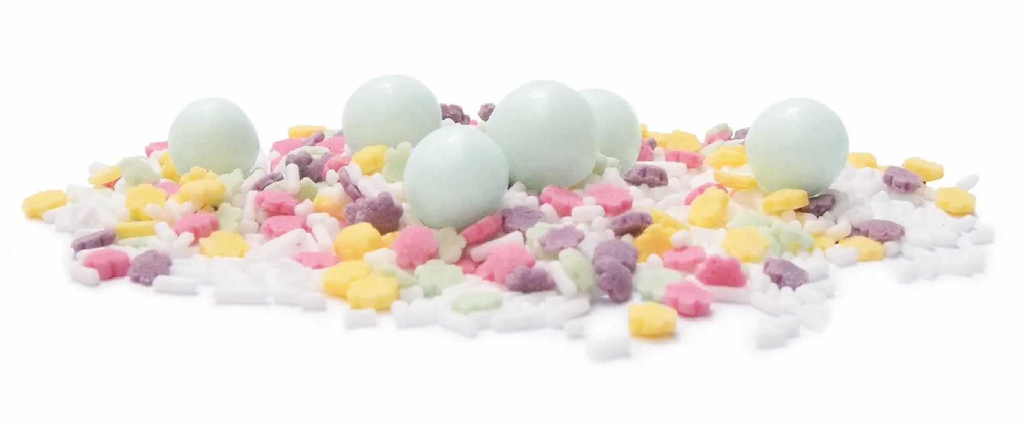 Bunter Deko-Zucker 80g: Perfekt für kreative Frühlingsgebäcke.