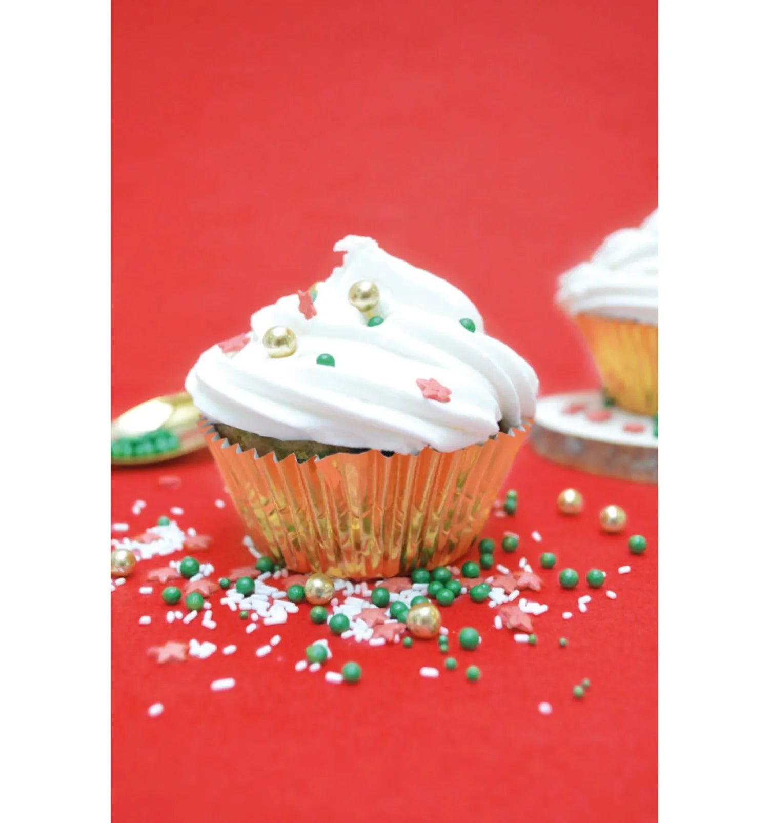 Bunte Zuckerdekore für kreative Weihnachtsbäckerei, 4er Set, 64g.
