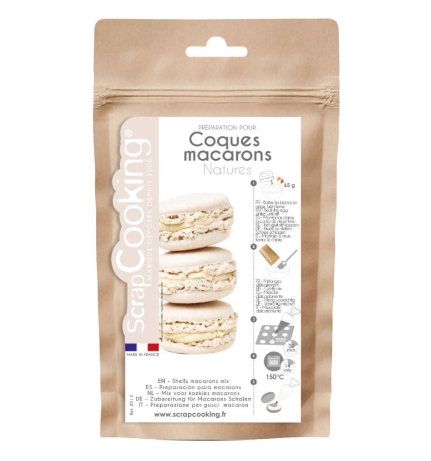 Fixed dough Macarons Naturel 200g