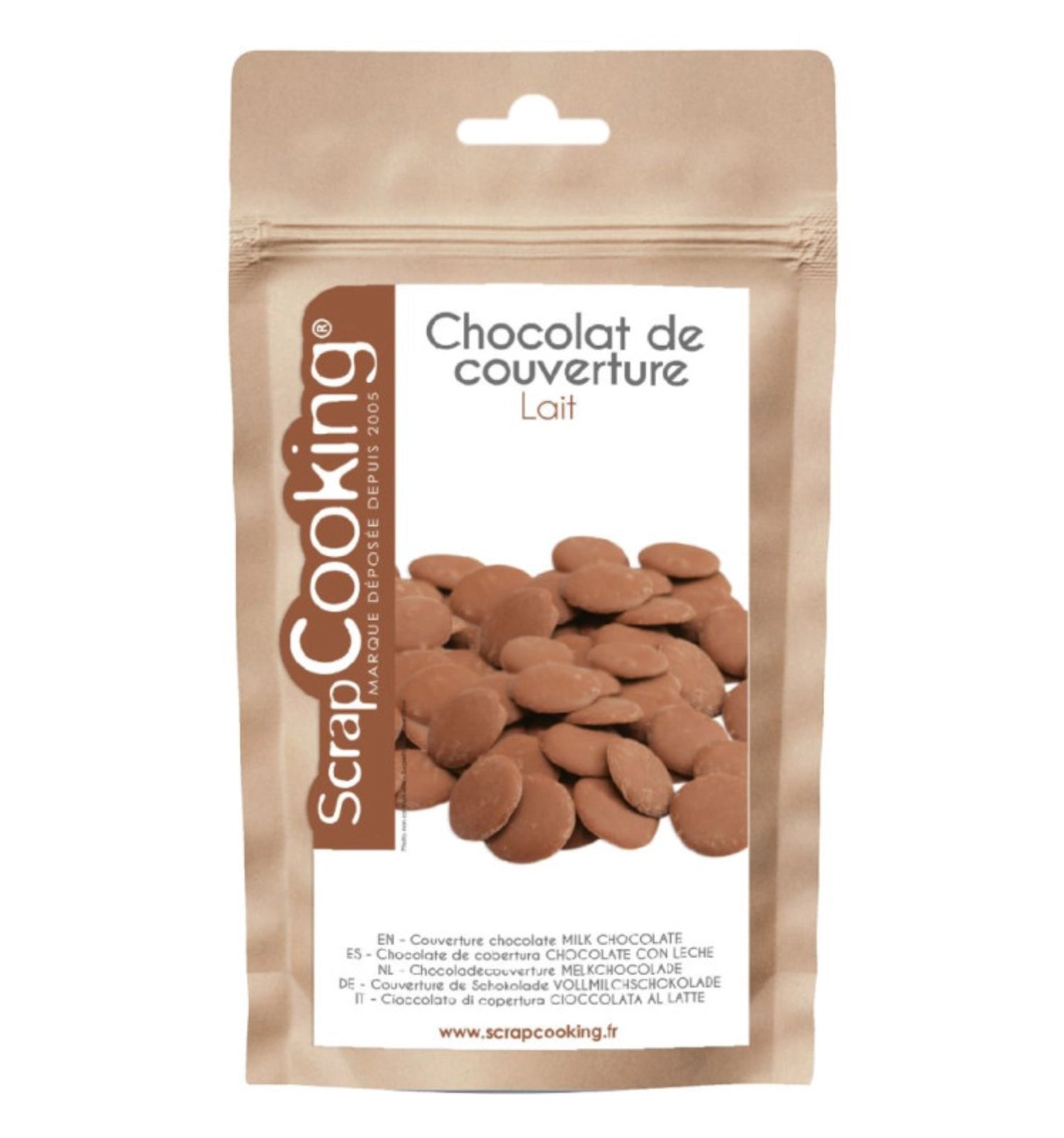 Schokoladenkouverture Au Lait 190g