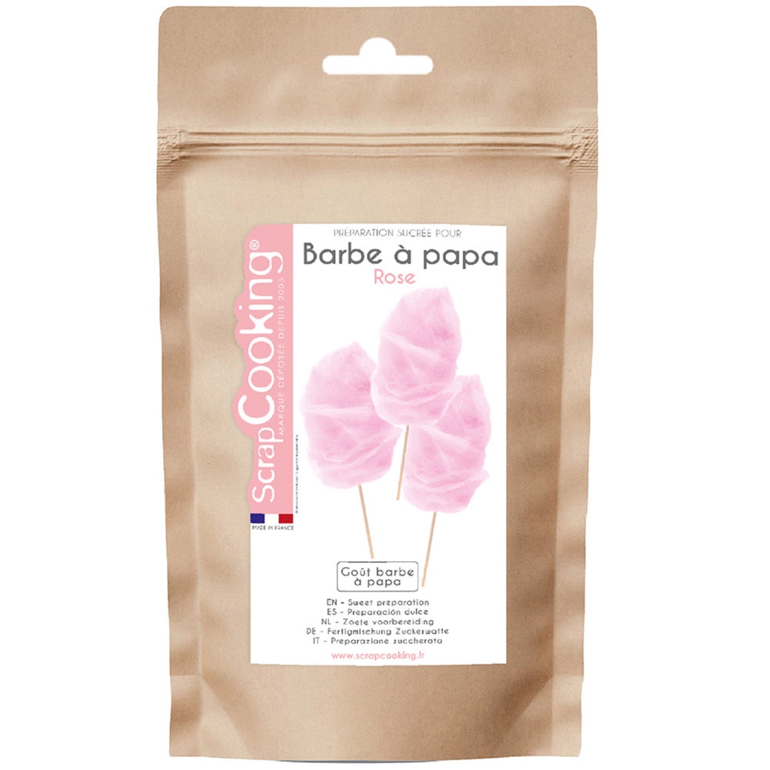 Cotton canal rosa roses 400g