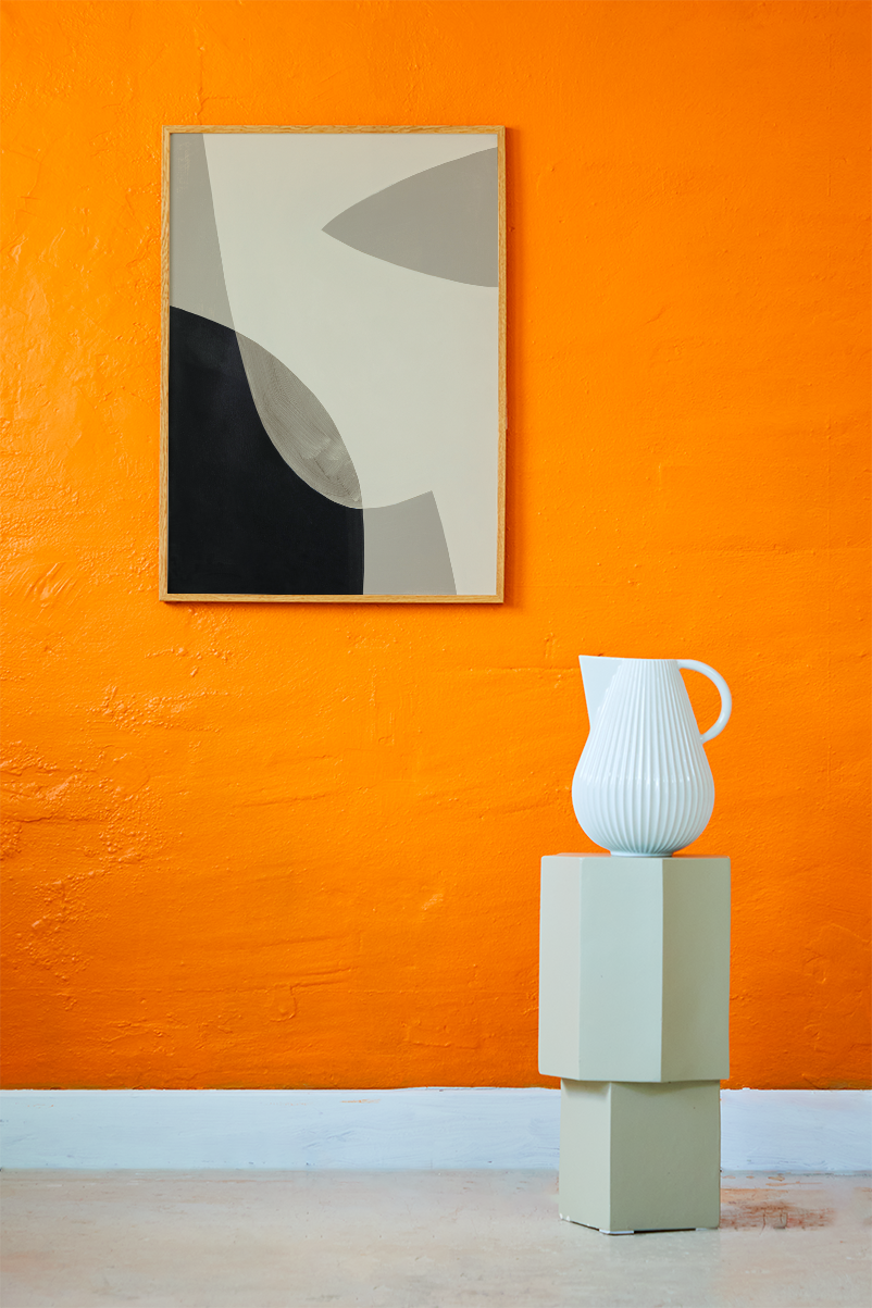 Simplicity 01  in Grau / Schwarz / Weiss präsentiert im Onlineshop von KAQTU Design AG. Bild ist von Paper Collective