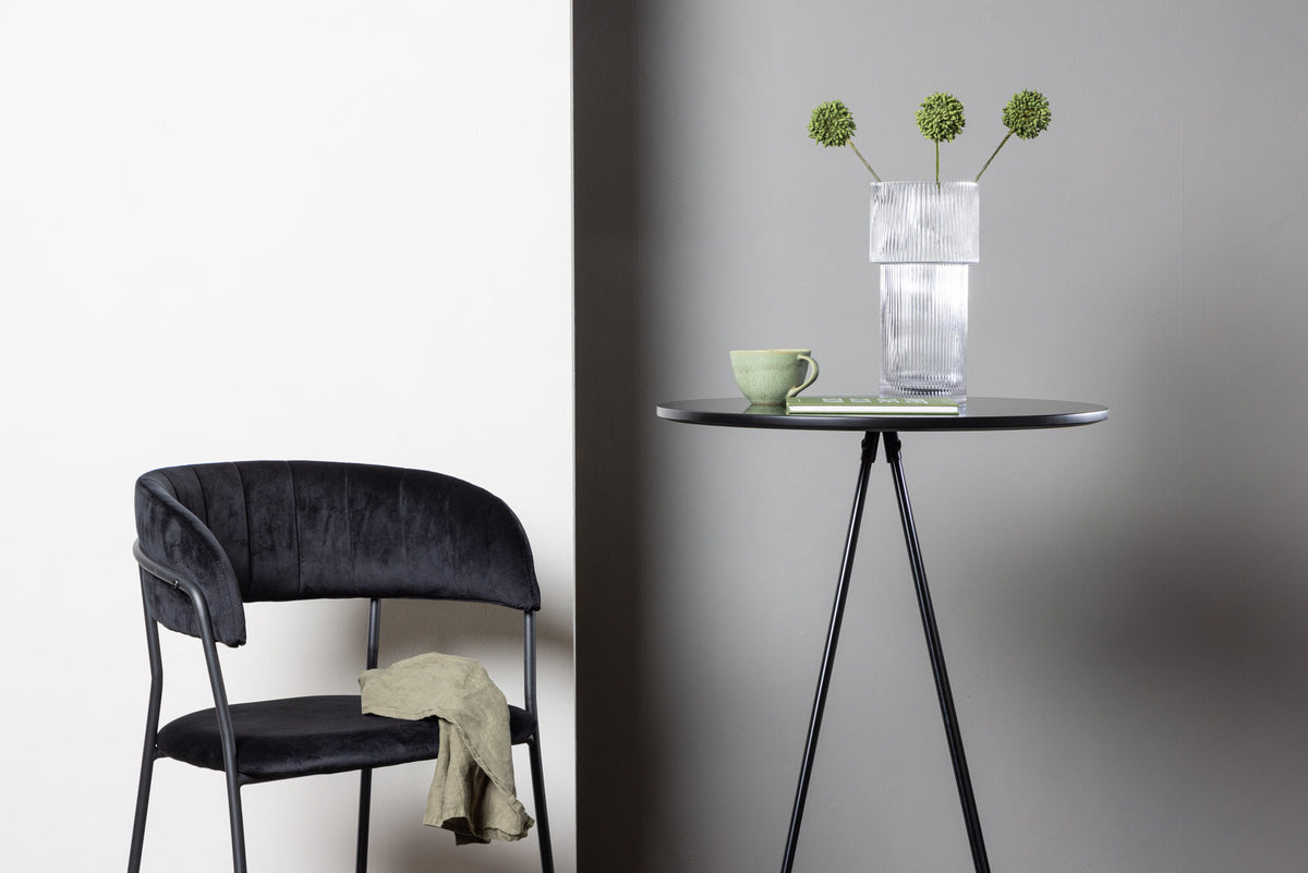 Bistro Bartisch in Schwarz präsentiert im Onlineshop von KAQTU Design AG. Hochtisch ist von Venture Home