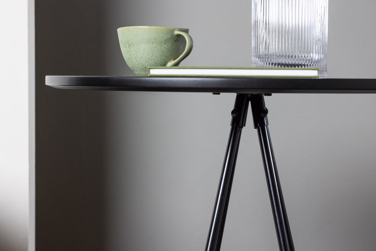 Bistro Bartisch in Schwarz präsentiert im Onlineshop von KAQTU Design AG. Hochtisch ist von Venture Home