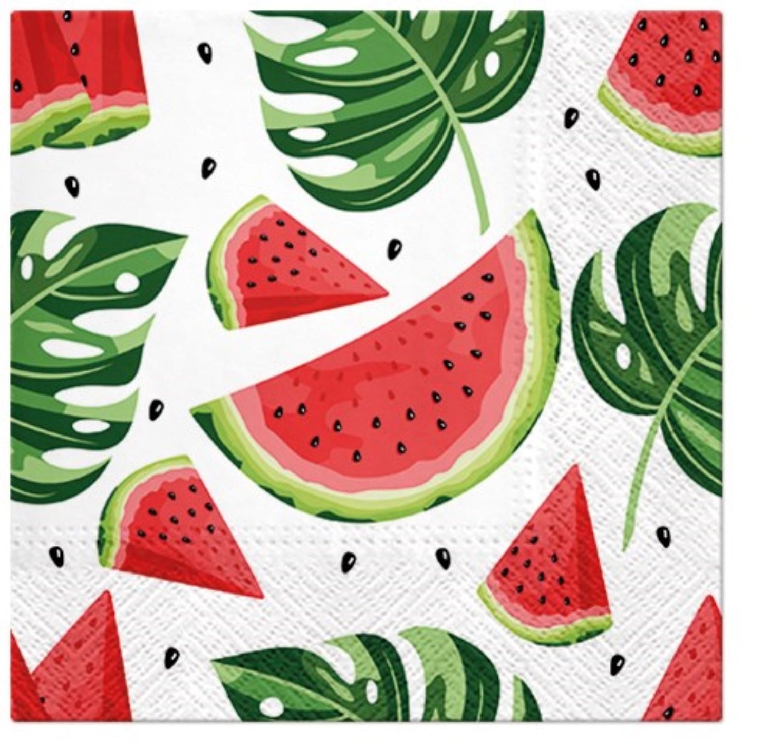 Servietten Lunch 20x Wassermelone, 33x33cm in Mehrfarbig präsentiert im Onlineshop von KAQTU Design AG. Servietten ist von PAW