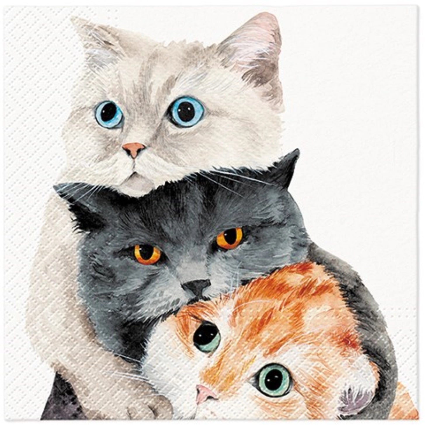 Servietten Lunch 20x Better Together, 33x33cm in Mehrfarbig präsentiert im Onlineshop von KAQTU Design AG. Servietten ist von PAW