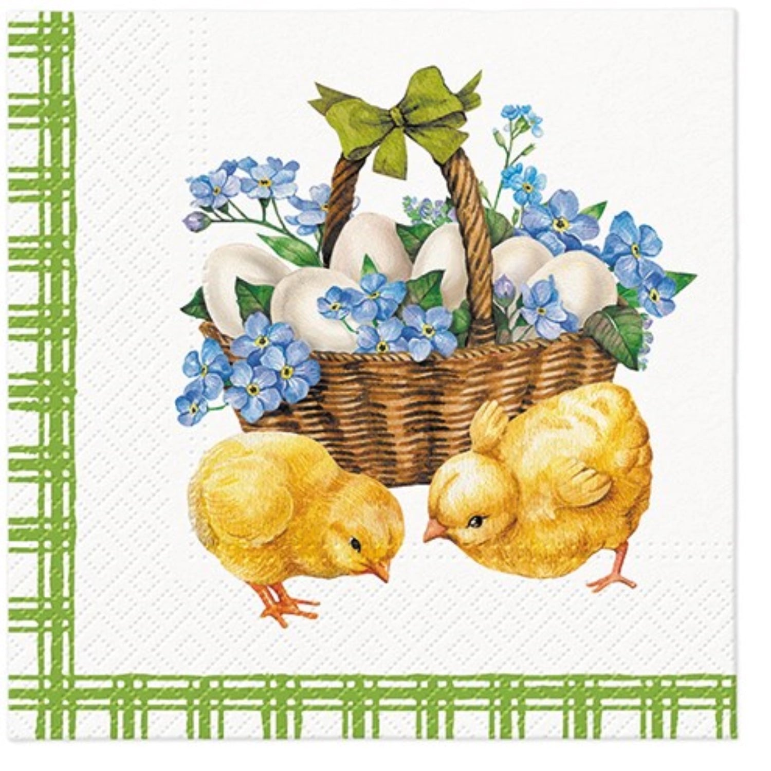 Servietten Lunch 20x Ostern Hühner, 33x33cm in Mehrfarbig präsentiert im Onlineshop von KAQTU Design AG. Servietten ist von PAW
