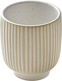 Playground Nara Obertasse Relief weiss 0.1lt