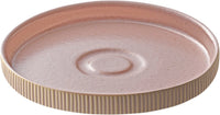 Playground Nara Untertasse rund Relief rosé D15cm
