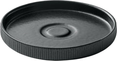Playground Nara Untertasse rund Relief schwarz D15cm