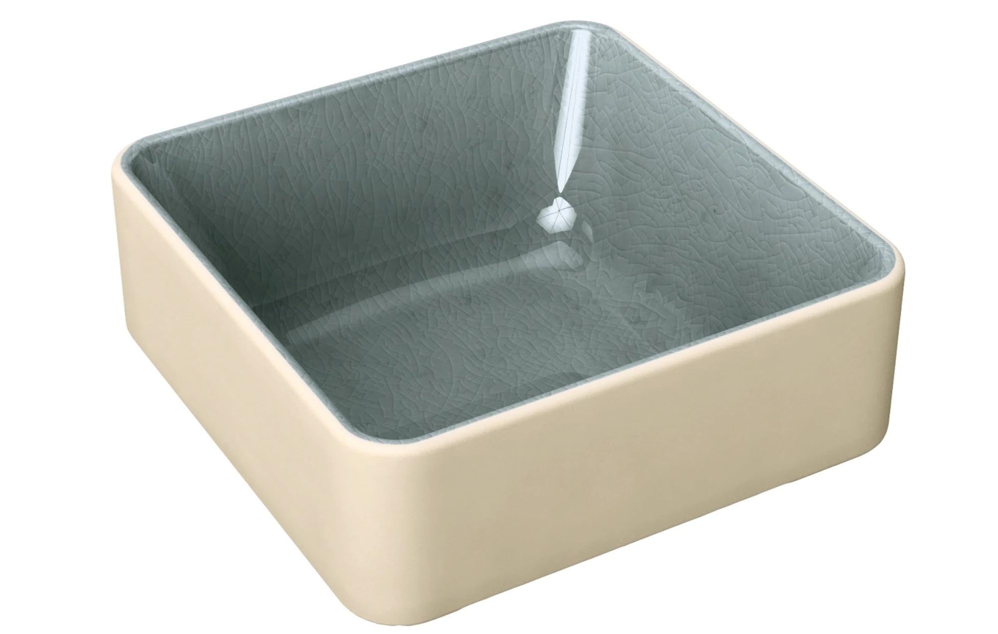 Playground nara bowl deep angular gray 9x9cm 0.19lt H4.3cm