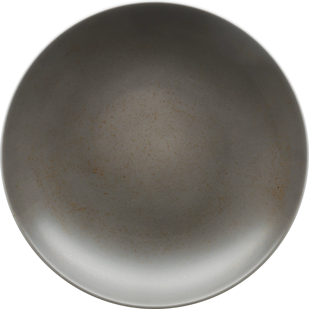 Dunkelgrauer tiefer runder Teller Pottery Unique Darkgrey aus Keramik/Porzellan/Steinzeug