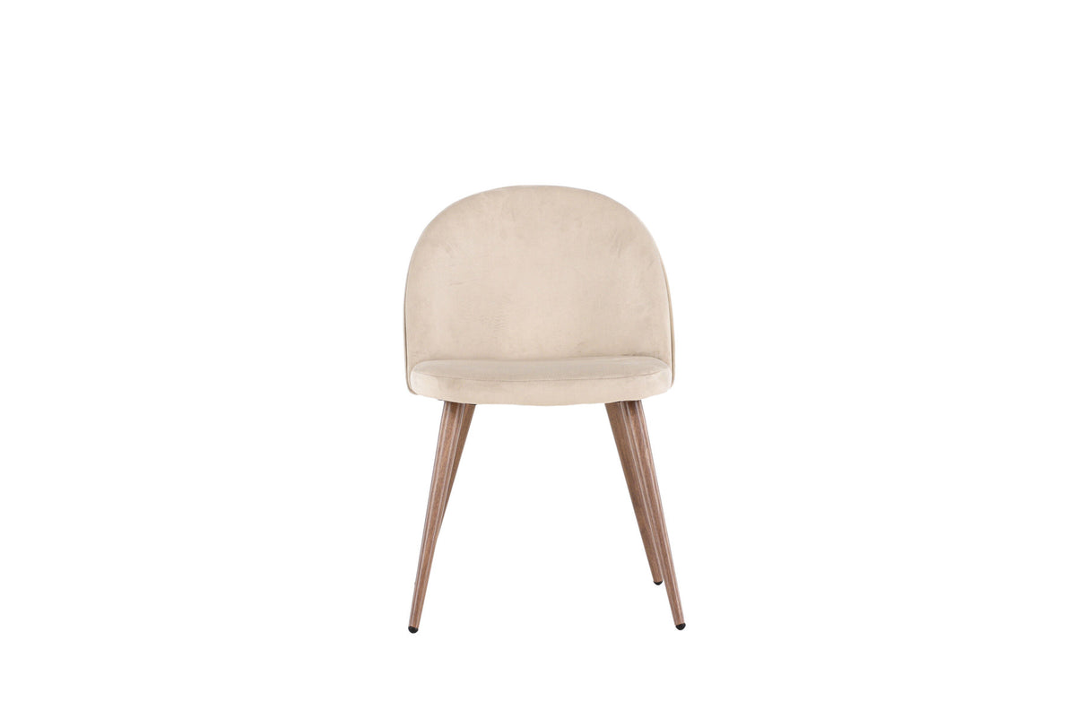 Velvet Esszimmerstuhl in Beige präsentiert im Onlineshop von KAQTU Design AG. Schalenstuhl ist von Venture Home