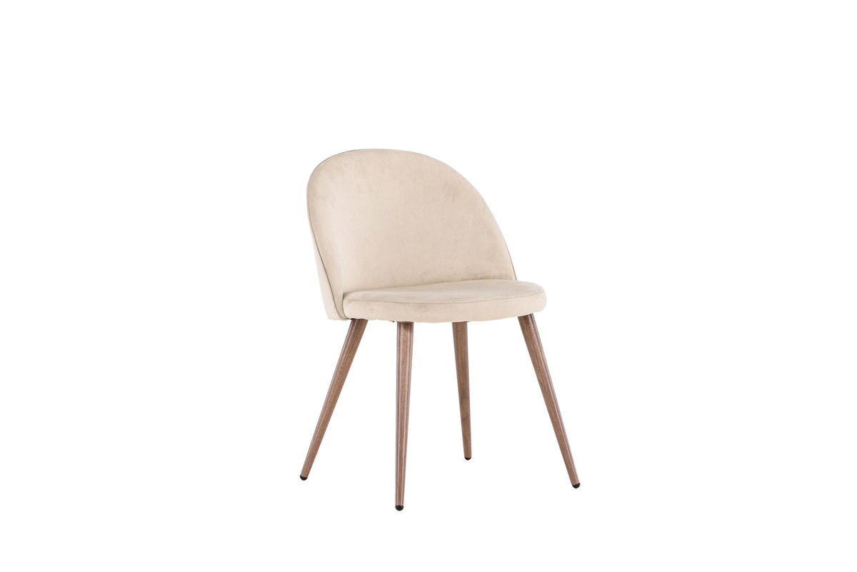 Velvet Esszimmerstuhl in Beige präsentiert im Onlineshop von KAQTU Design AG. Schalenstuhl ist von Venture Home