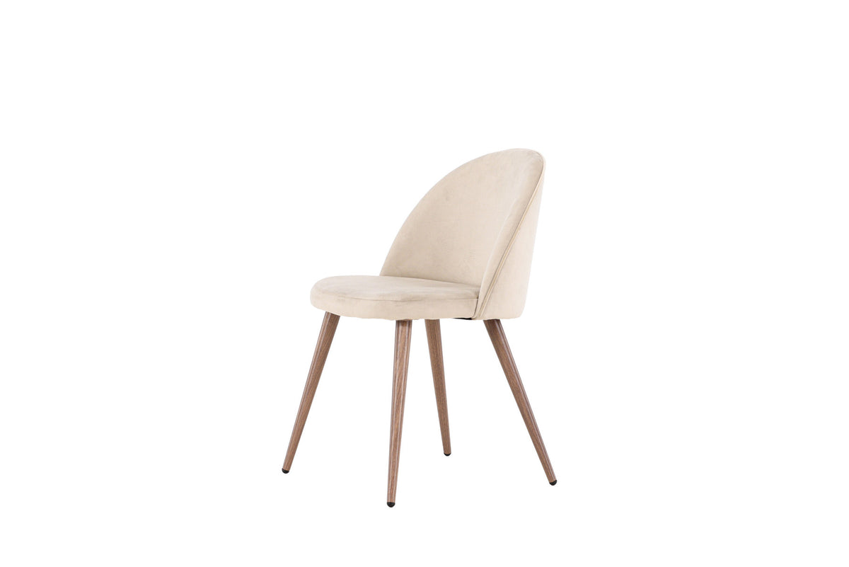 Velvet Esszimmerstuhl in Beige präsentiert im Onlineshop von KAQTU Design AG. Schalenstuhl ist von Venture Home