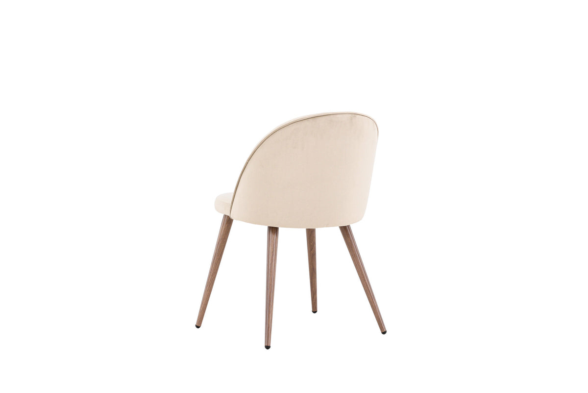 Velvet Esszimmerstuhl in Beige präsentiert im Onlineshop von KAQTU Design AG. Schalenstuhl ist von Venture Home