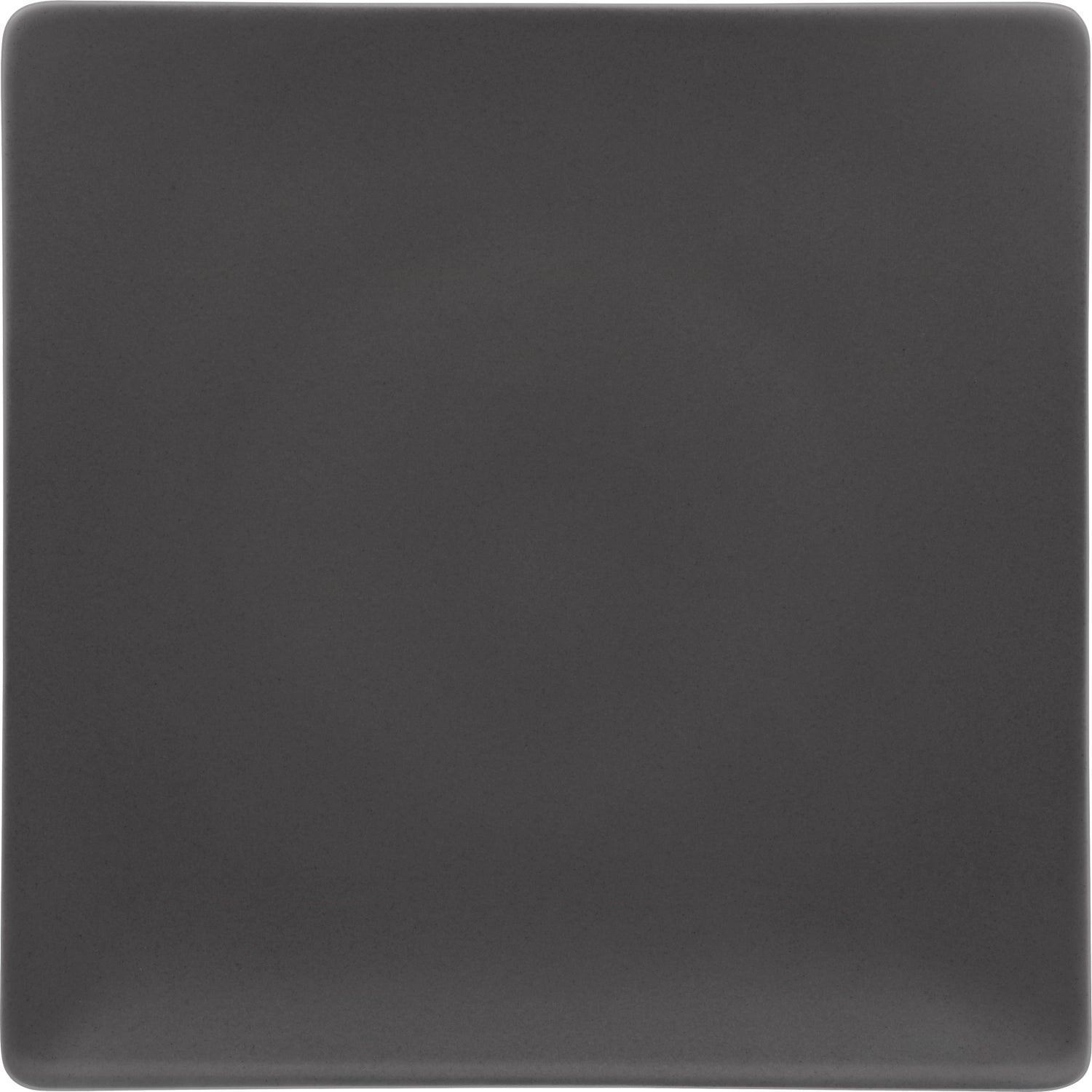 PottPiatto quadrato piatto nero satinato ery 27cm