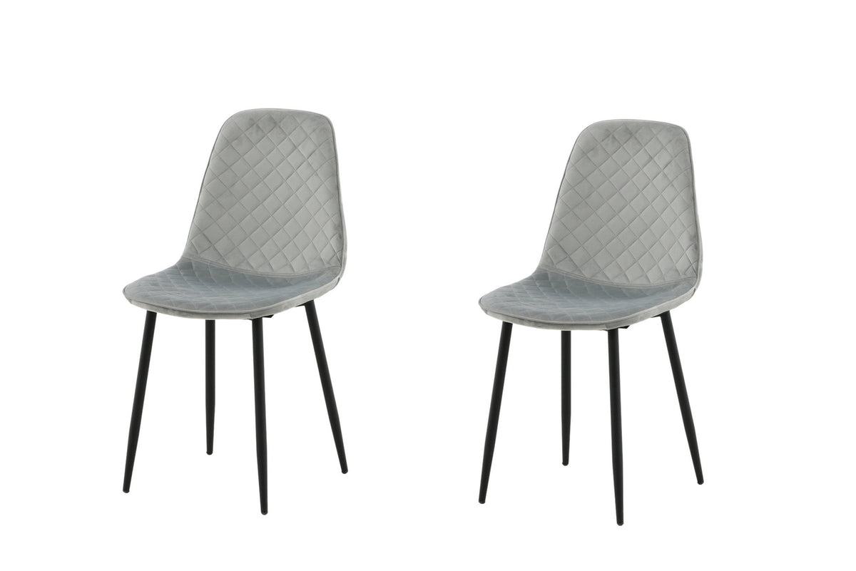 Polar Diamond Stuhl in Grau/Schwarz präsentiert im Onlineshop von KAQTU Design AG. Stuhl ist von Venture Home