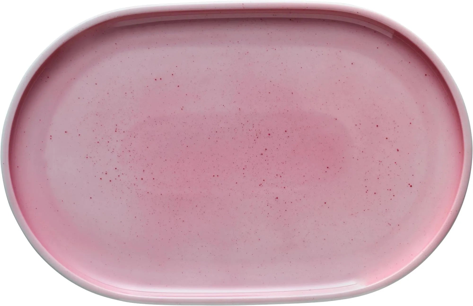 Elegante Shiro Pink Splash Platte von Schönwald: Hochwertiges Porzellan, modernes Design, ideal für stilvolle Präsentationen.