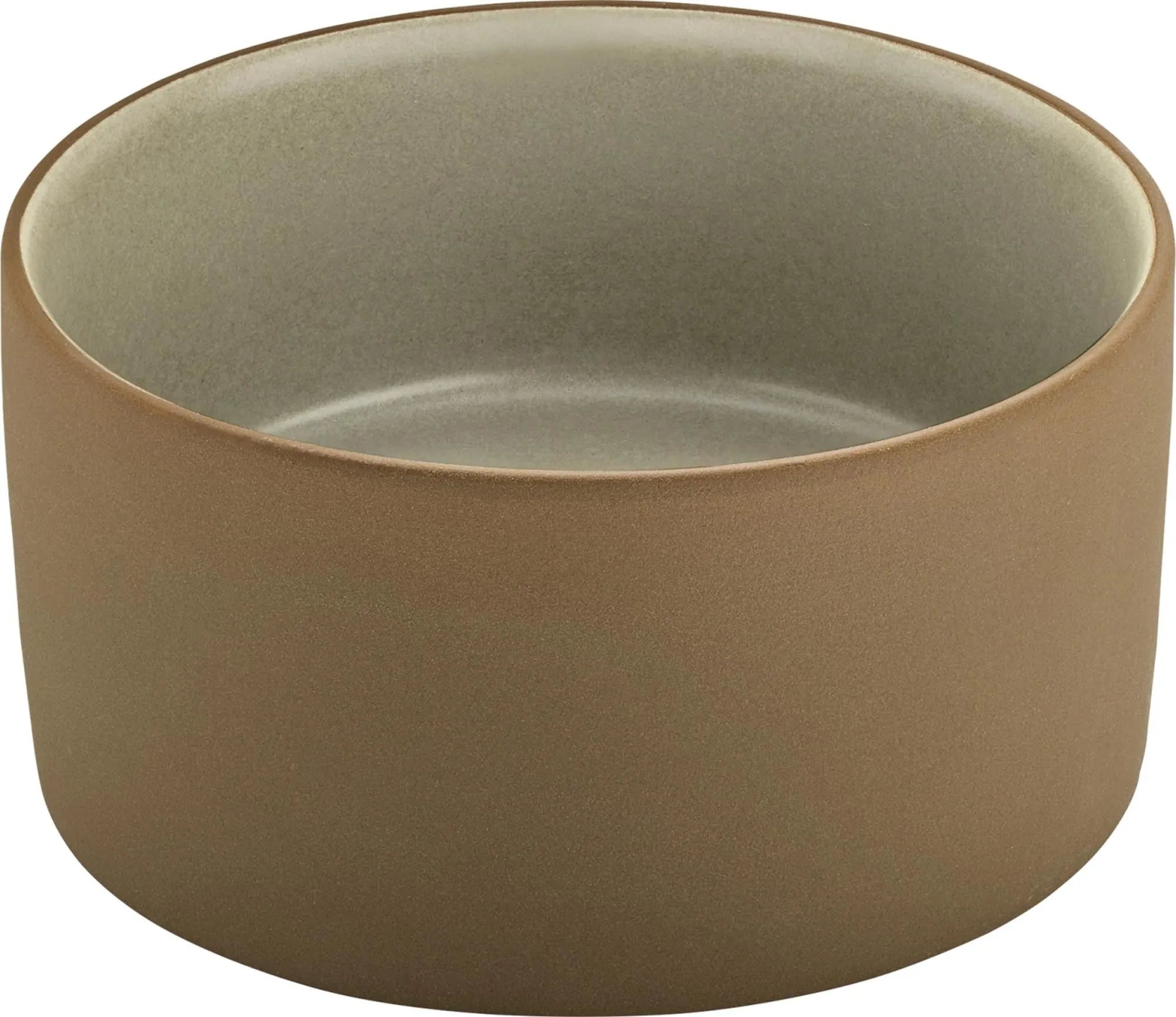 Elegante 2in1 Schüssel von Schönwald in Beige-Grau, 16cm, robustes Steinzeug, ideal für Salate, Snacks, mikrowellen- und spülmaschinenfest.