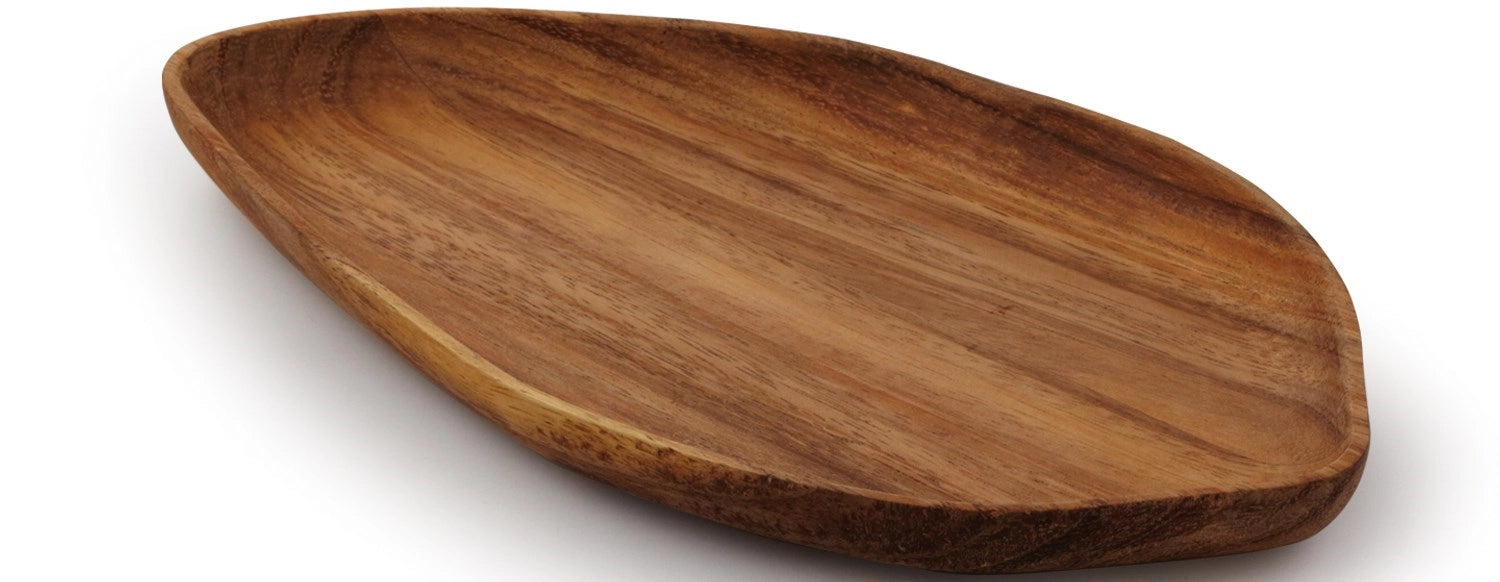 Playground ciotola a forma di foglia acacia 13x7cm h2cm