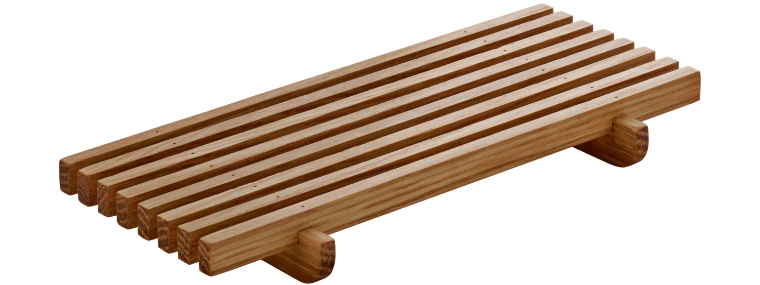 Playground crumb grid square oak 18x9cm H2cm