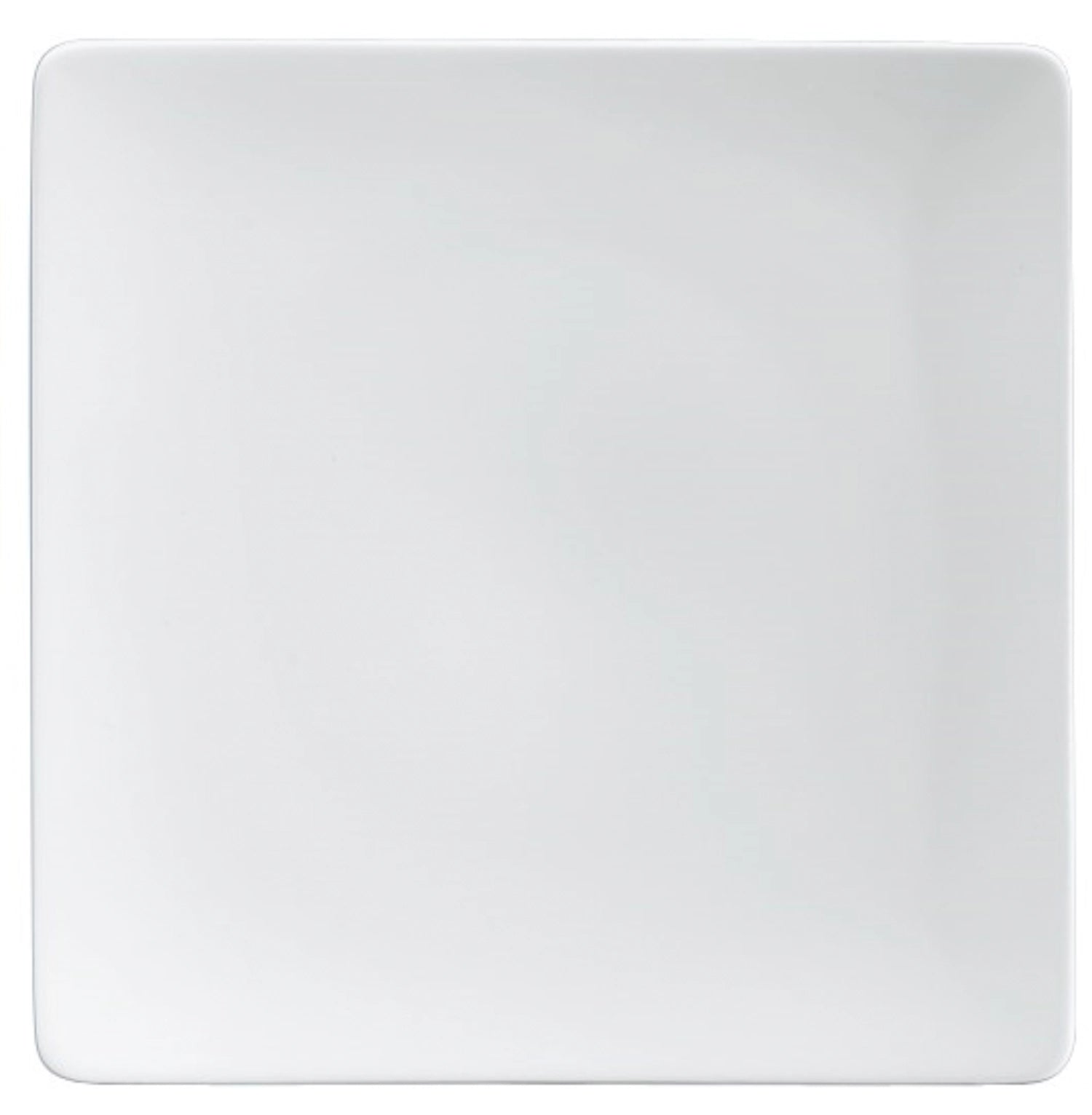 Fine dining plate flat coupe square 27cm