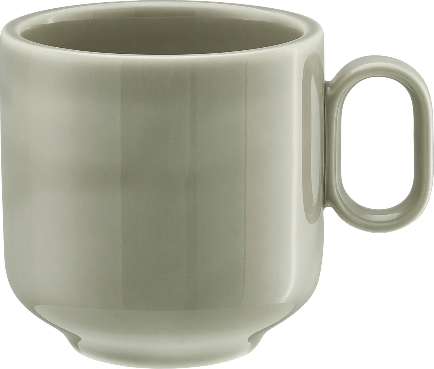 Tasse de vapeur de glaçure shiro avec Henkel 0,3lt