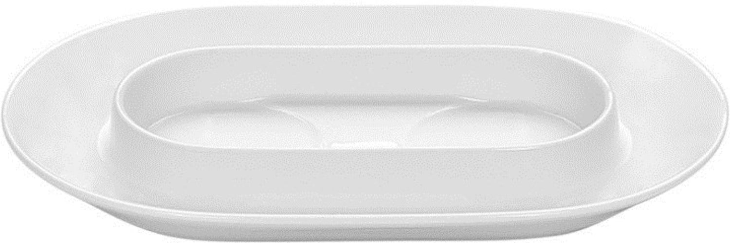 Coffee Tasting lower oval 19x12cm H2.4cm