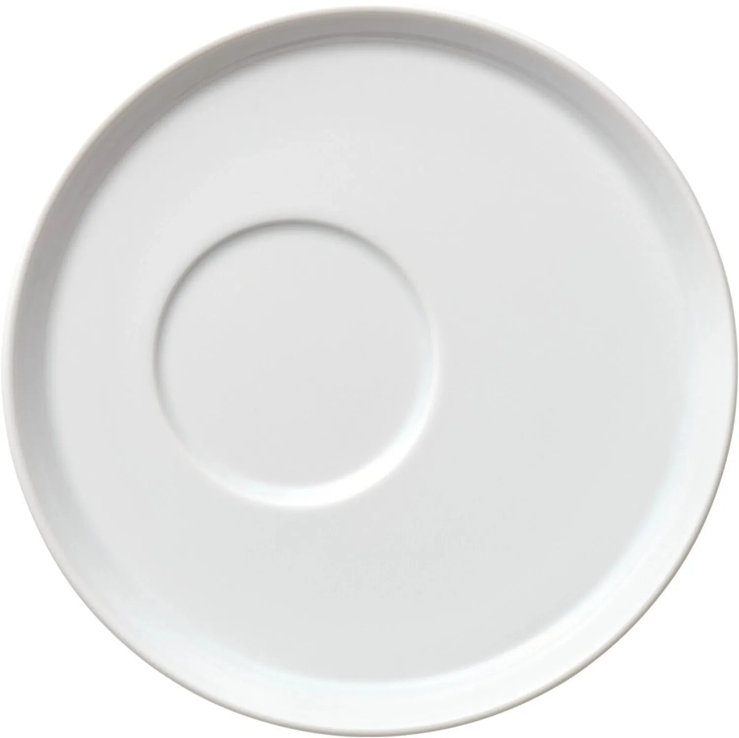 Elegante, robuste Porzellanuntertasse (Ø 17 cm) von Schönwald, ideal für Restaurants, Cafés und Hotels. Mikrowellen- und spülmaschinengeeignet.