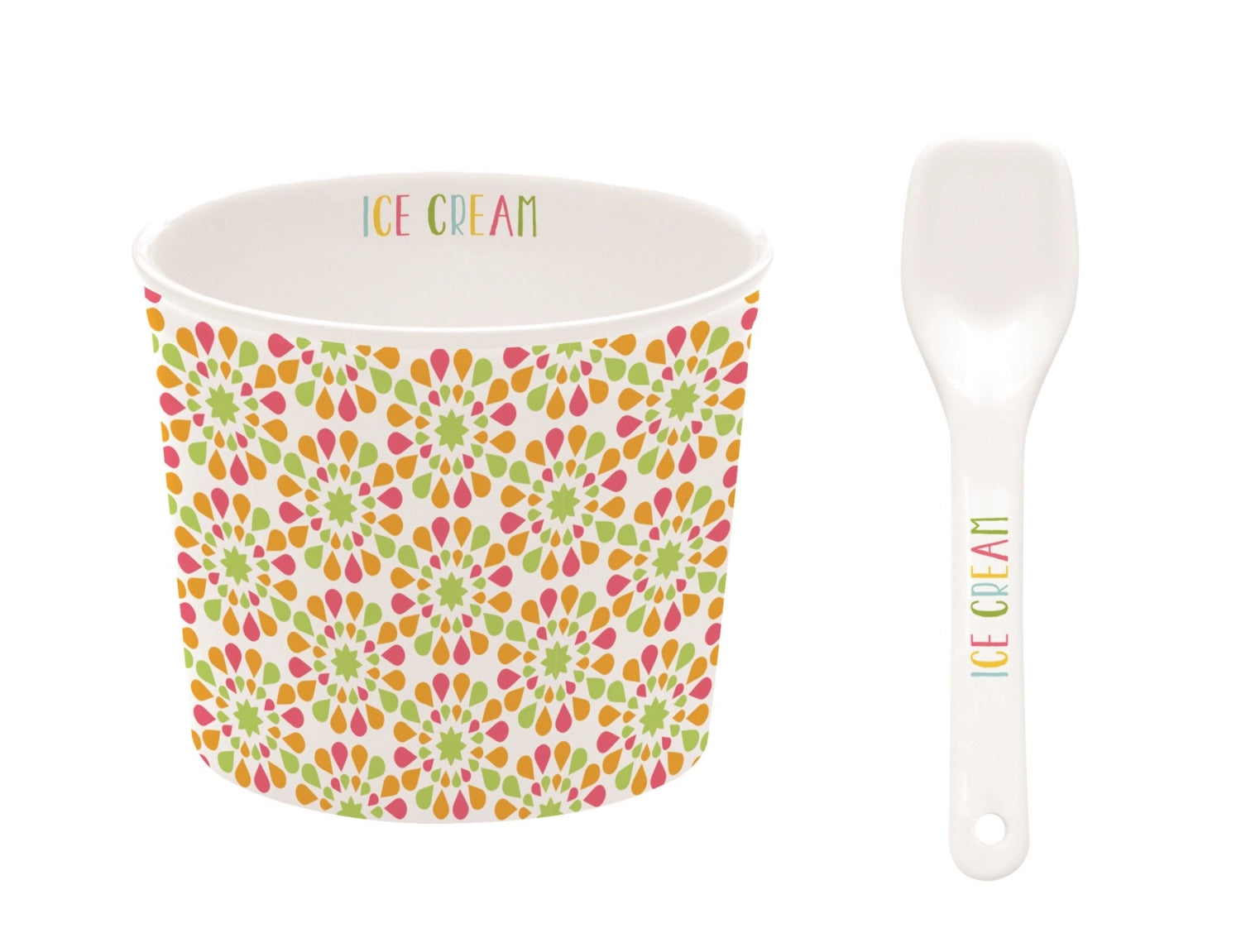 Ice Cream Eisbecher "Blüten", D8.5cm in Mehrfarbig präsentiert im Onlineshop von KAQTU Design AG. Geschirr ist von Easy Life