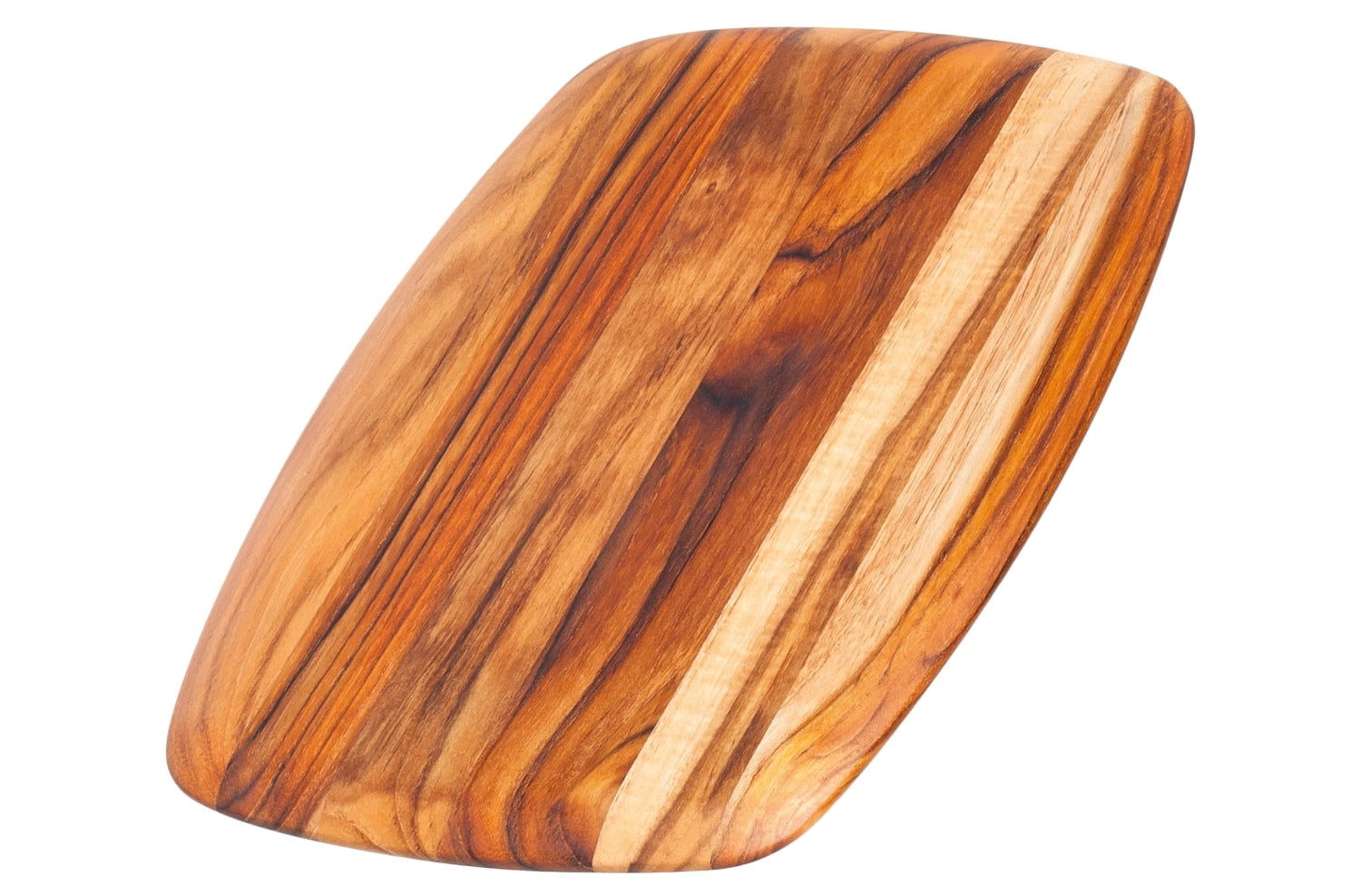 Teak Schneide- und Servierbrett oval - KAQTU Design