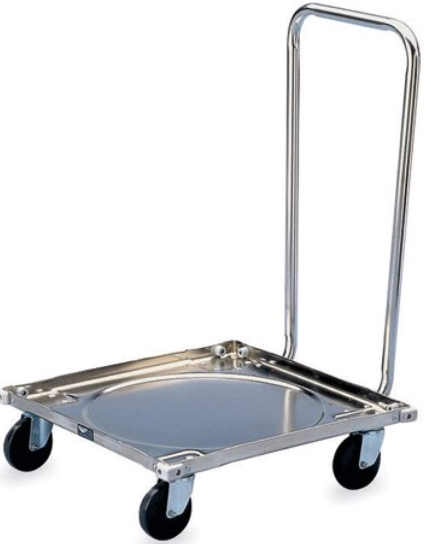 Stainless steel dish rack trolley without handle