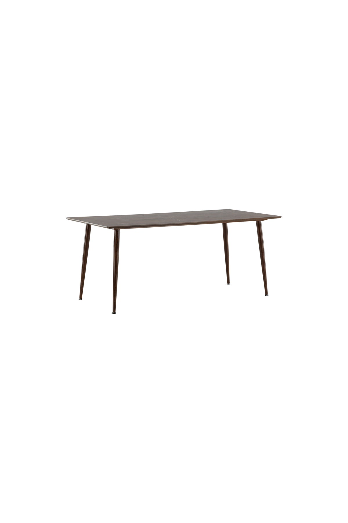 Polar Esstisch in Nussbaum / Schwarz präsentiert im Onlineshop von KAQTU Design AG. Esstisch ist von Venture Home