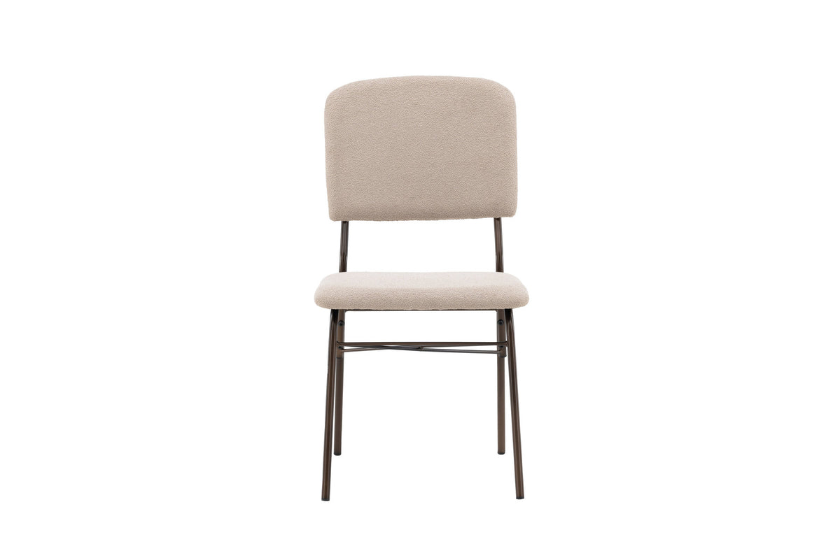 Dieser Stuhl in Beige präsentiert im Onlineshop von KAQTU Design AG. Stuhl ist von Venture Home