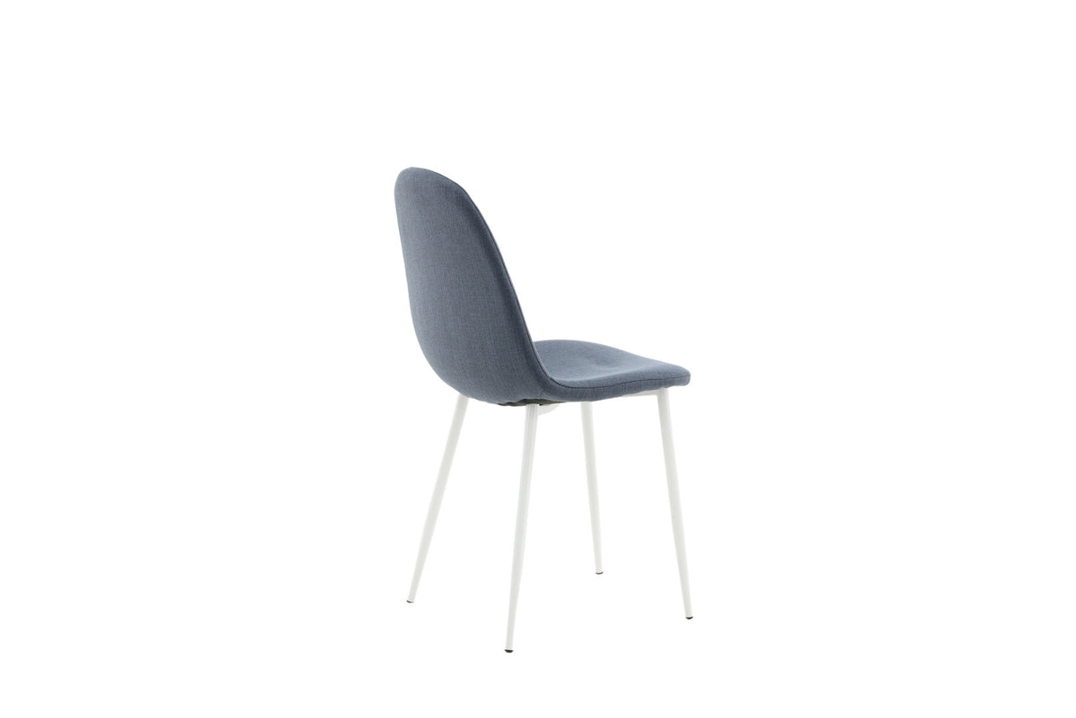 Polar Stuhl in Blau Weiss präsentiert im Onlineshop von KAQTU Design AG. Stuhl ist von Venture Home